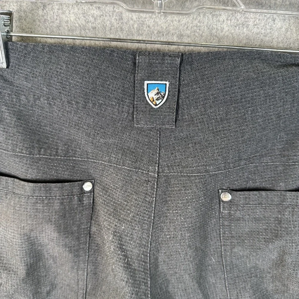 Kuhl Size 38 Mens Shorts Thin Gray Lightweight Zip Flat Front Hiking Pockets - Picture 7 of 12